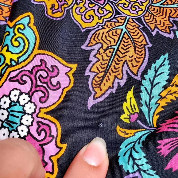 Clean Water Halter Vibrant Floral One-Piece Swimsuit - Picture 2 of 14